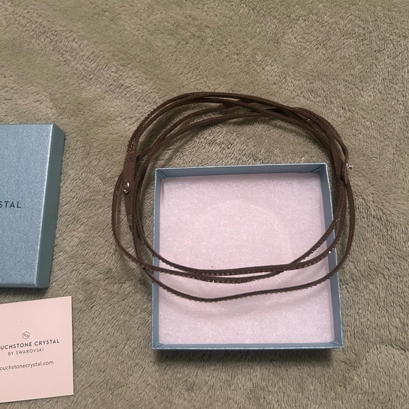 Touchstone Crystal Mocha Wrap Star Bracelet - Picture 3 of 5